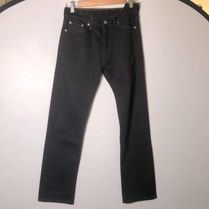 Jet Black Levi’s 513 With stretch | 30 x 30